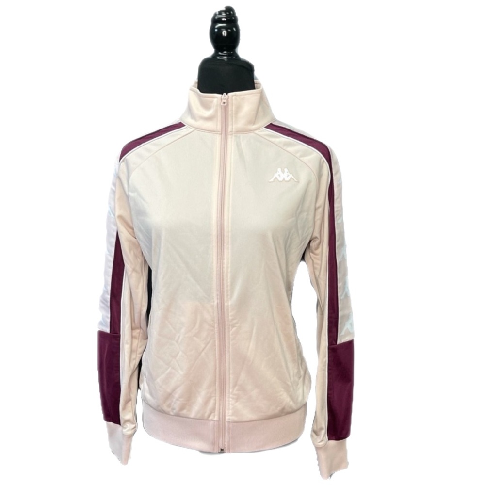 Kappa-Tracksuit Jacket With Contrast Banda Logo